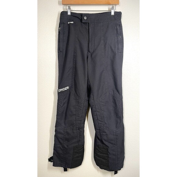 VINTAGE 90's Spyder Men's Thinsulate Black Snowboarding Ski Pants‎ Size M - Picture 1 of 16
